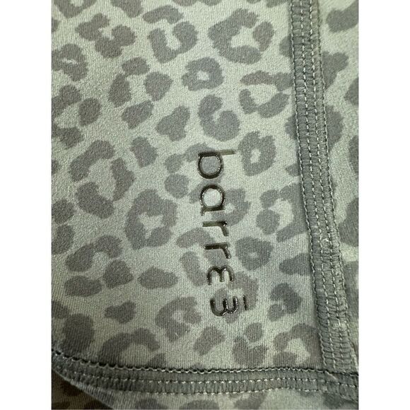 Barre3 High Waist Leggings Grey/Sage Leopard Print - Small - Picture 4 of 10